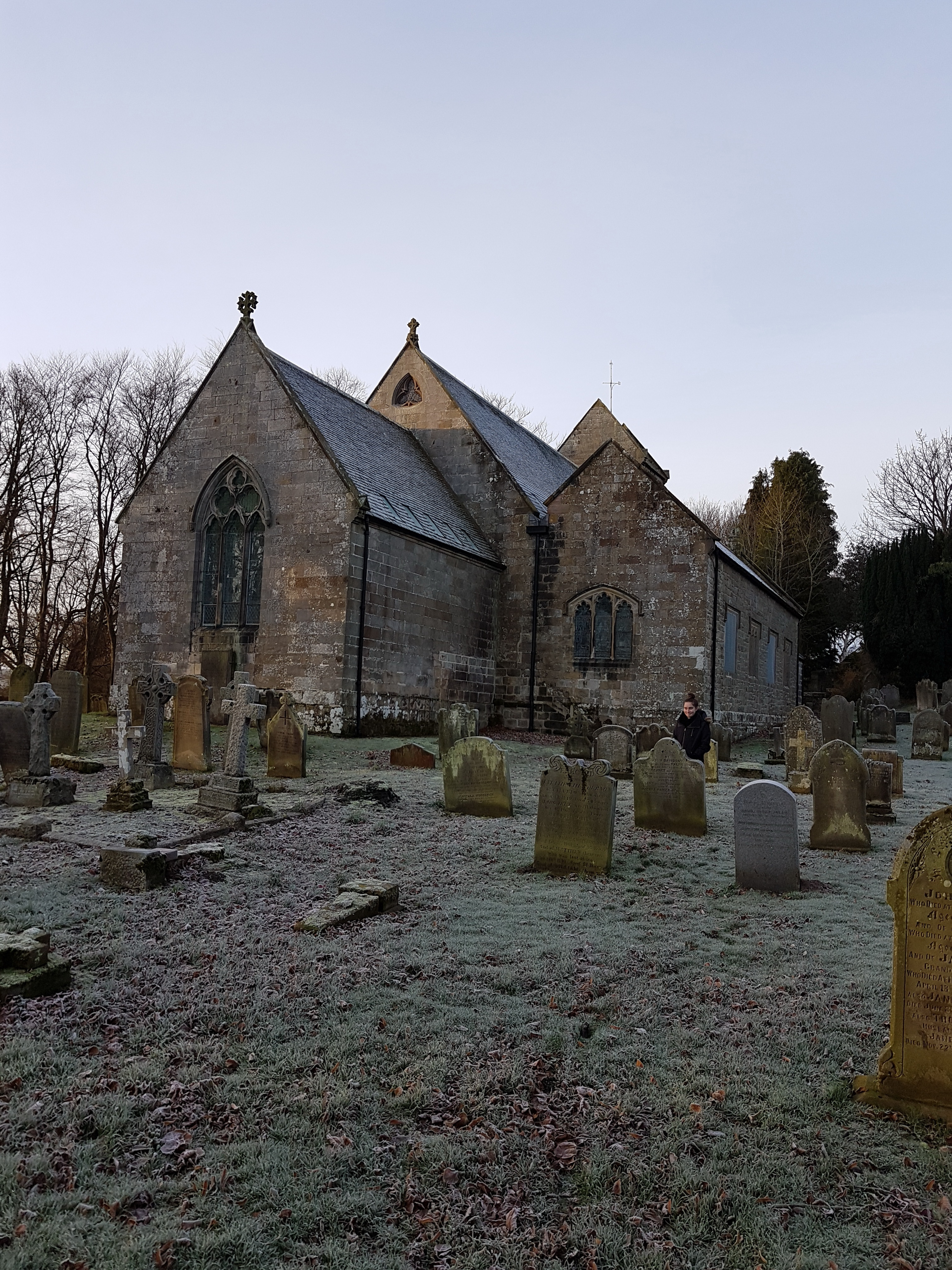 Chatton Church and cemetery, Linked To: <a href='profiles/i19971.html' >Ralph Davidson</a>